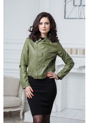 Ультрасовременная короткая женская куртка