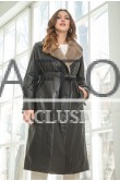 Женское пальто большого размера