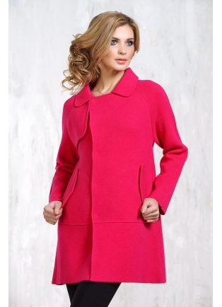 Красивое розовое пальто Новинка