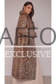 Леопардовая дубленка Итальянская коллекция