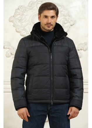 Стильная зимняя теплая мужская куртка