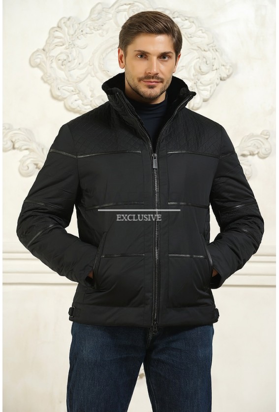 Теплая мужская зимняя куртка