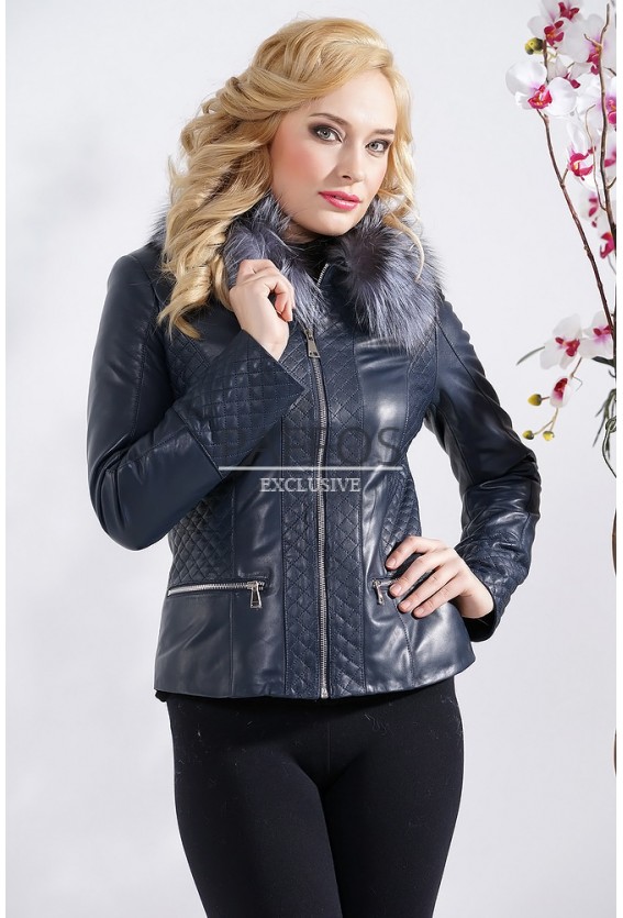 Женская кожаная куртка Новая коллекция 2015